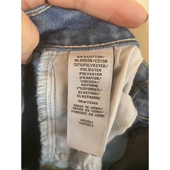 Boomboom Jeans Juniors Sz.7 Straight Leg W/Stripes - Picture 5 of 5